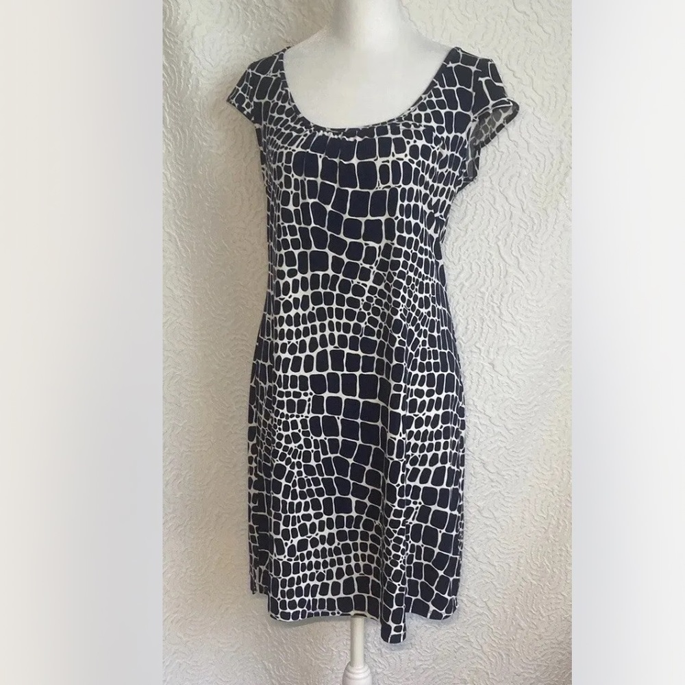 Laundry by Shelli Segal Women Blue print Casual Dress Size 4